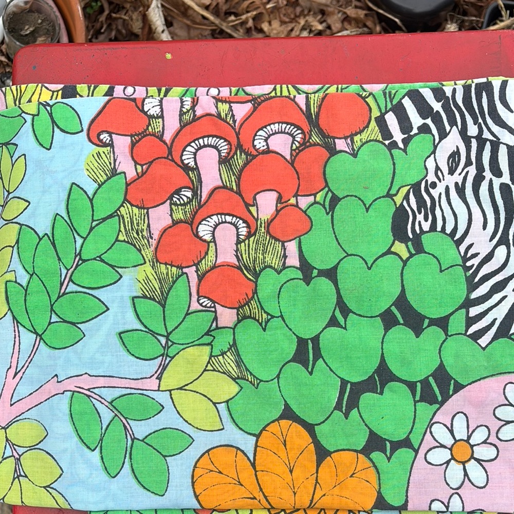 Vintage sheets and pillowcase
